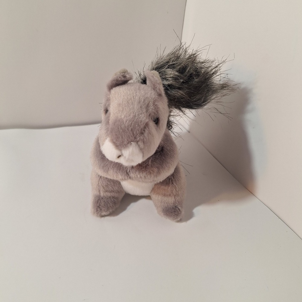 Douglas Shasta Grey Squirrel plush Cuddle stuffed animal 6"